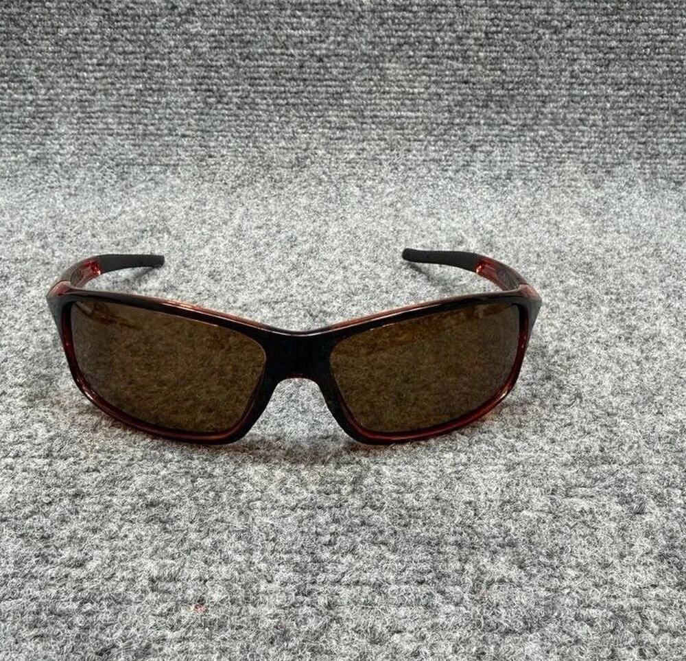 Nitrogen Sport Wrap Sunglasses Brown Lenses Amber Frame
